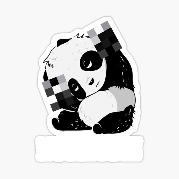 Panda Do What I Want  Die Cut Vinyl Decal