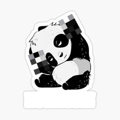 Panda Do What I Want  Die Cut Vinyl Decal