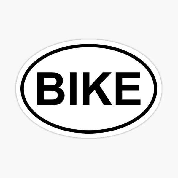 Item preview, Bike Cycling White and   Die Cut Vinyl Decal