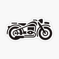 Item preview, Vintage Motorcycle  Die Cut Vinyl Decal