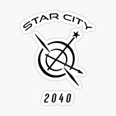 Item preview, STAR CITY 2040-  Die Cut Vinyl Decal