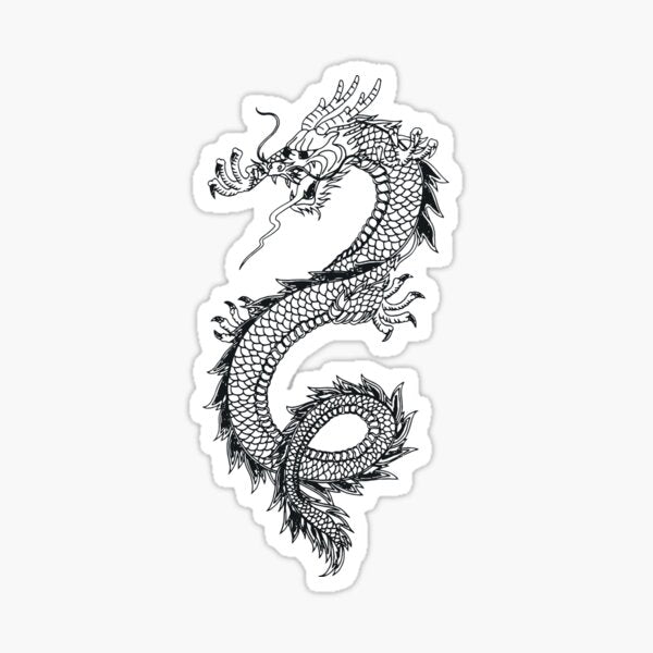 Item preview, Black Chinese Dragon  Die Cut Vinyl Decal