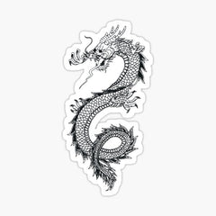 Item preview, Black Chinese Dragon  Die Cut Vinyl Decal