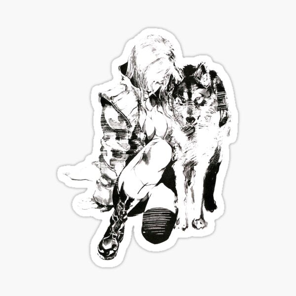 Sniper wolf designed   Die Cut Vinyl Decal