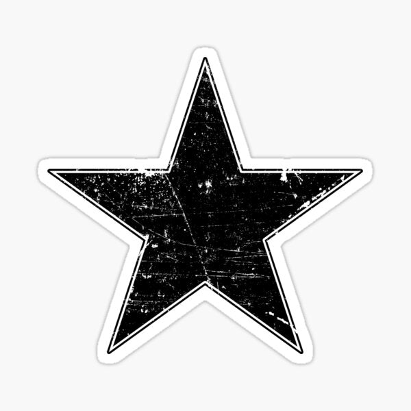 Item preview, Black Star designed   Die Cut Vinyl Decal
