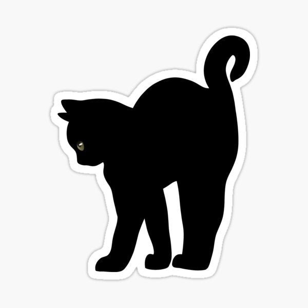 Item preview, Black Cat designed and sold  Die Cut Vinyl Decal