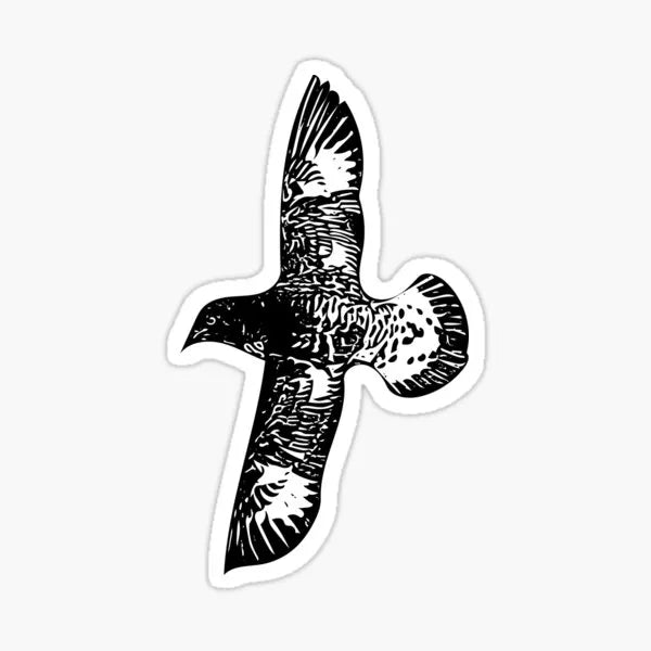 Pintado Petrel Black Design designed Die Cut Vinyl Decal