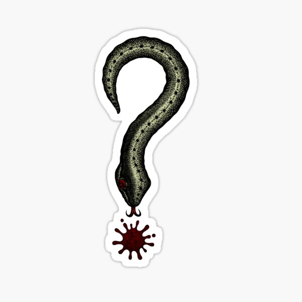 Item preview, Snake Question Mark  Die Cut Vinyl Decal