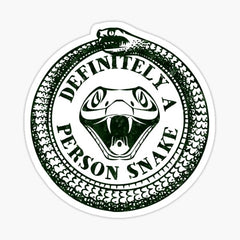 Item preview, Definitely A Snake  Die Cut Vinyl Decal