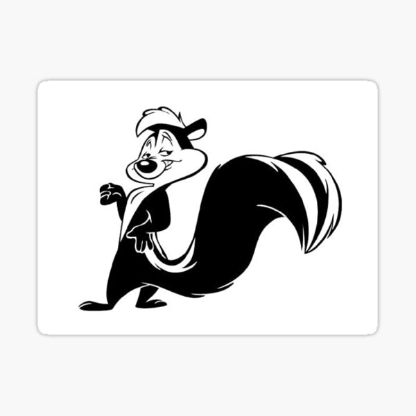 Item preview, White Cancelled Skunk   Die Cut Vinyl Decal
