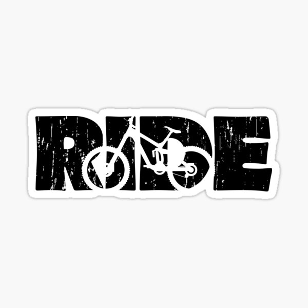 Item preview, Ride Your MTB Mountain   Die Cut Vinyl Decal