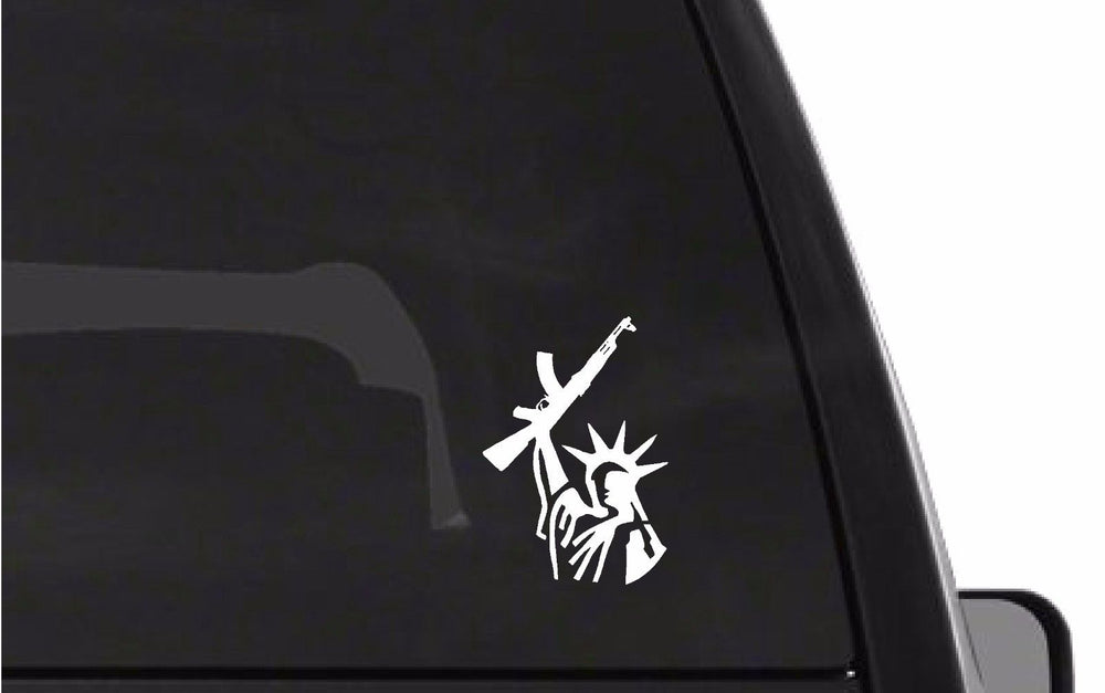 statue‑of‑liberty‑patriotic‑vinyl‑decal‑car‑window‑laptop