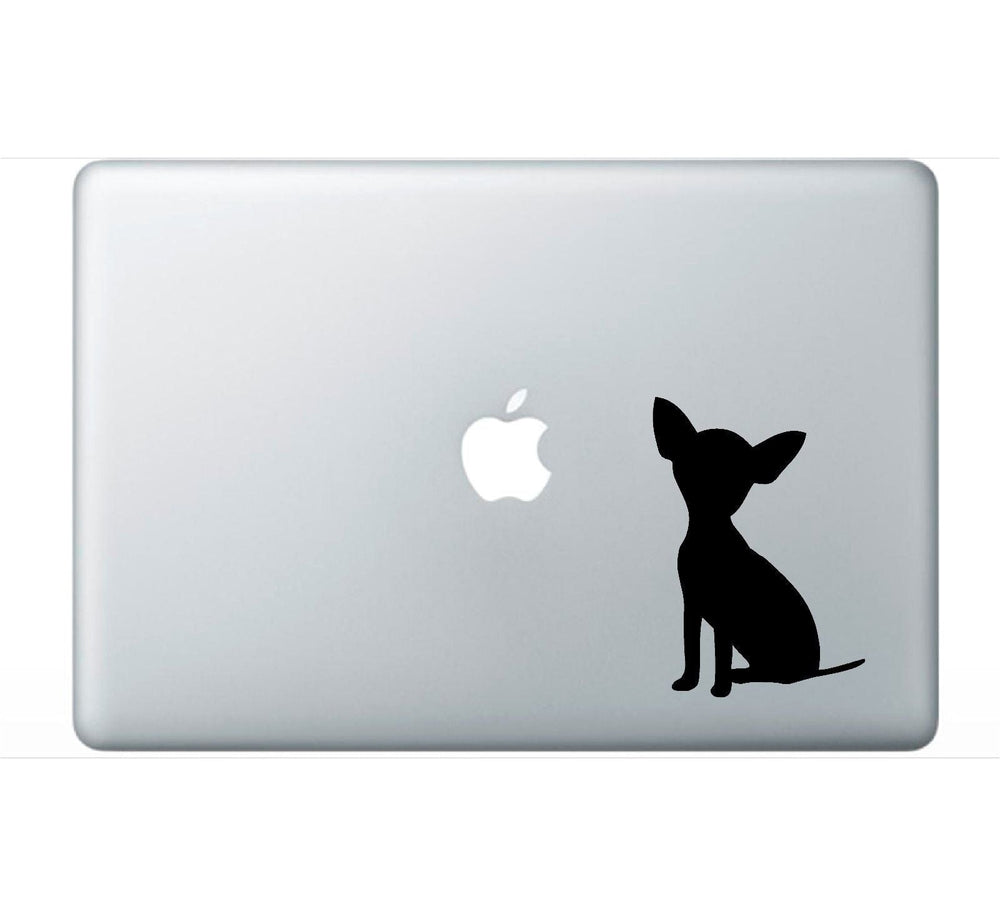 teacup‑chihuahua‑vinyl‑decal size options for cars trucks laptops