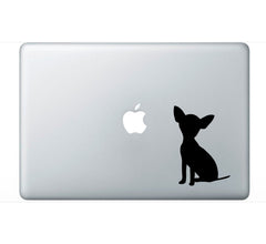 teacup‑chihuahua‑vinyl‑decal size options for cars trucks laptops