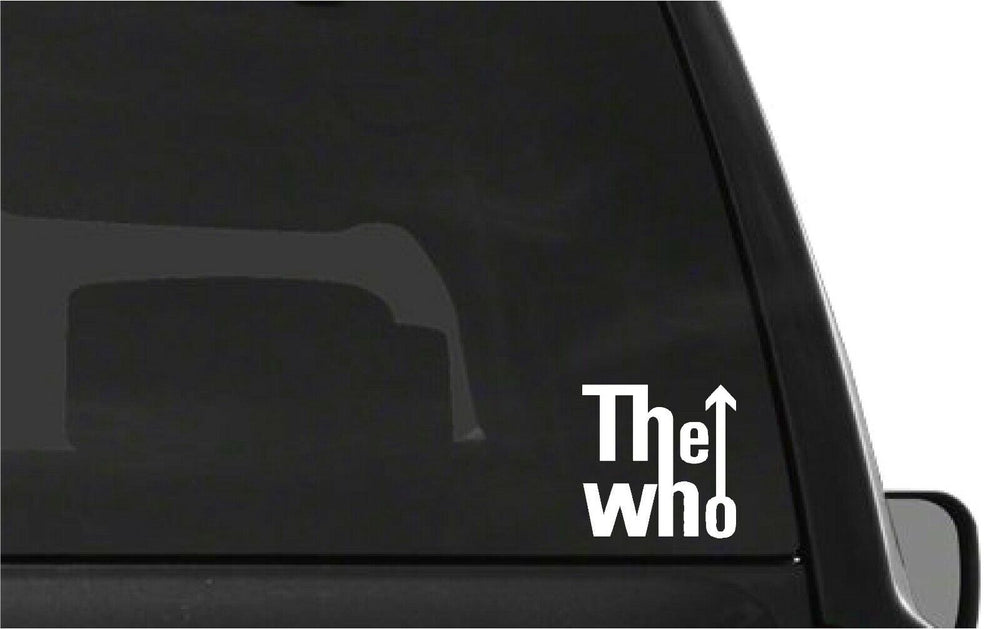 the-who-band-vinyl-sticker size options for cars trucks laptops
