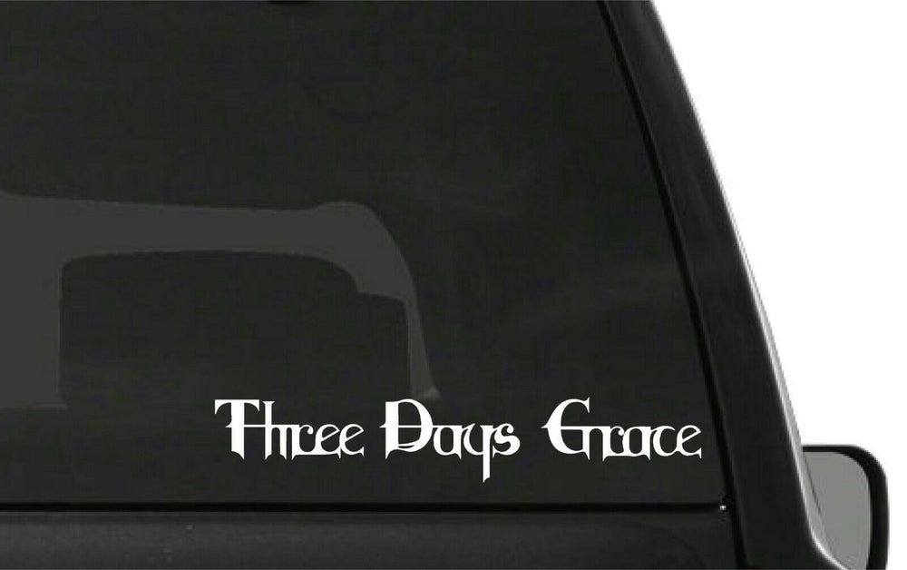 three-days-grace-vinyl-sticker white waterproof for cars trucks laptops