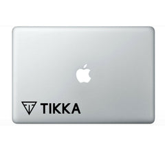 tikka‑emblem‑vinyl‑sticker applied on car window outdoor waterproof