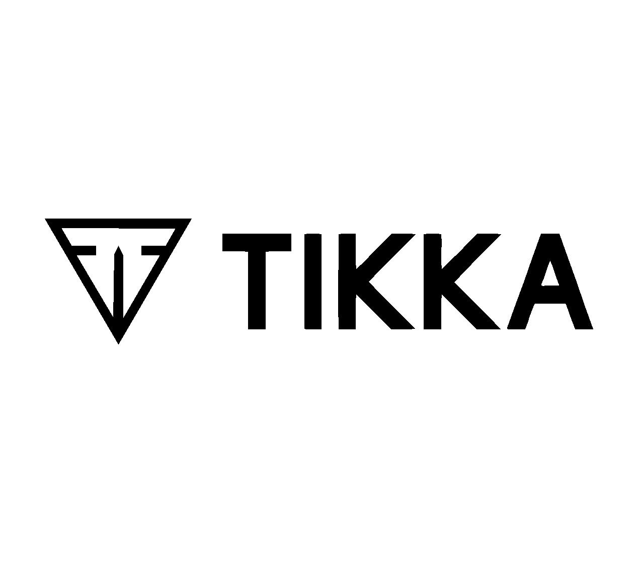 tikka‑emblem‑vinyl‑sticker black waterproof for cars trucks laptops