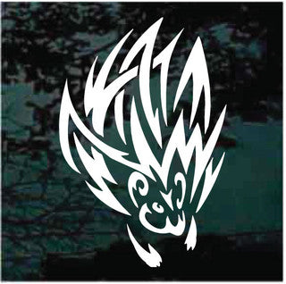 Tribal Porcupine Decals | Die Cut Vinyl Decal