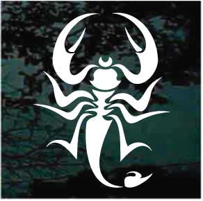 Tribal Scorpion Decals | Die Cut Vinyl Decal