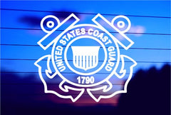 U.S. Coast Guard vinyl die cut decal for cars trucks laptops windows