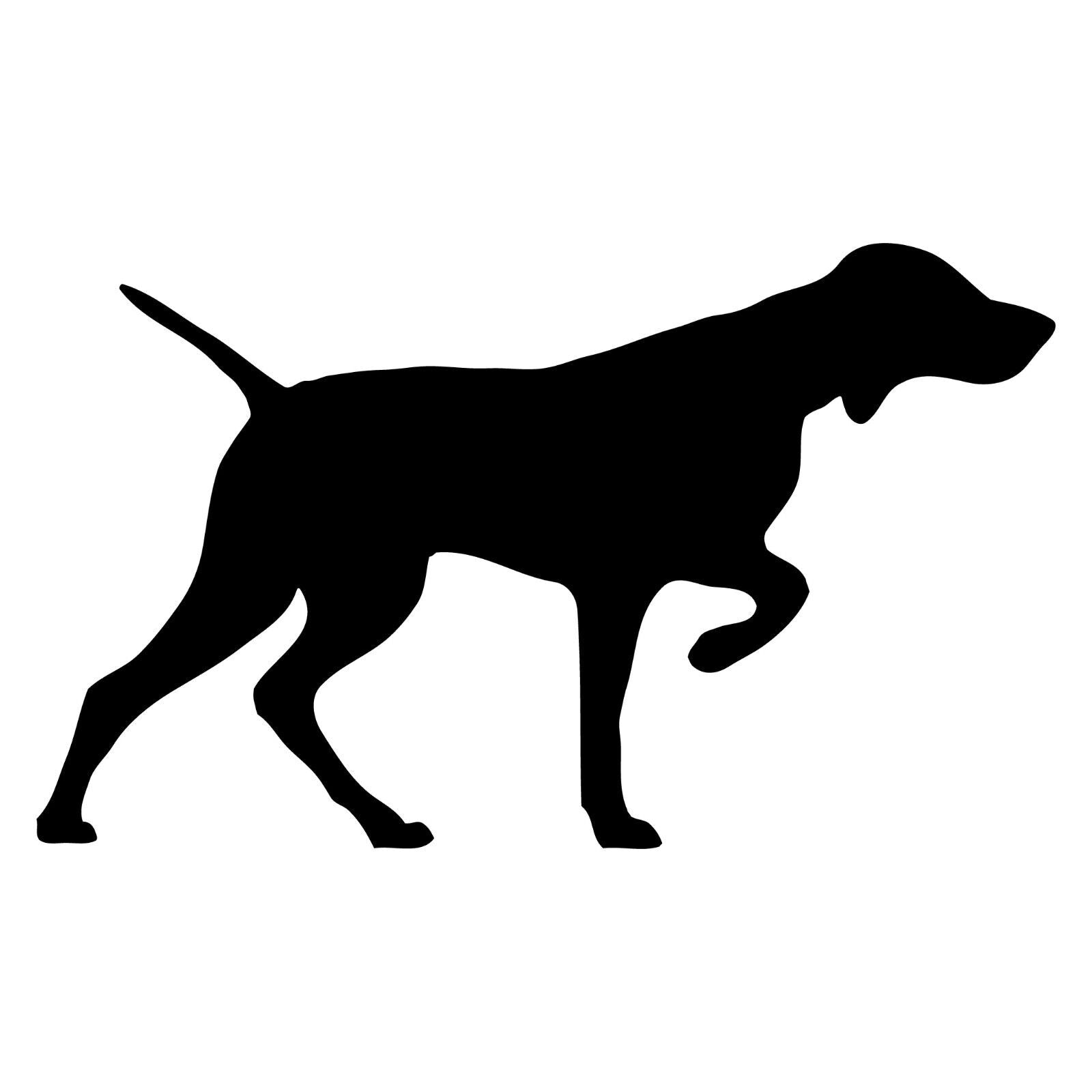 vizsla‑dog‑vinyl‑sticker black waterproof for cars trucks laptops