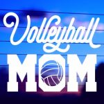 Volleyball Mom 3 vinyl die cut decal for cars trucks 