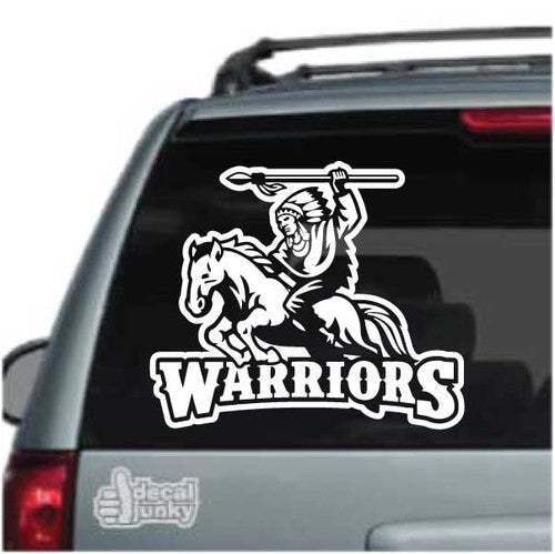 warrior‑on‑horseback‑vinyl‑decal‑on‑car‑window‑bumper