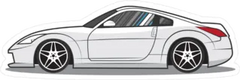 Japanese JDM Sports Car Sticker Die Cut Vinyl Decal