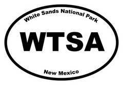 Sands National Park Oval Sticker Die Cut Vinyl Decal