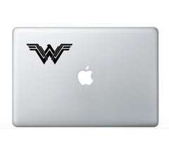 wonder-woman-symbol-vinyl-sticker applied on car window outdoor waterproof