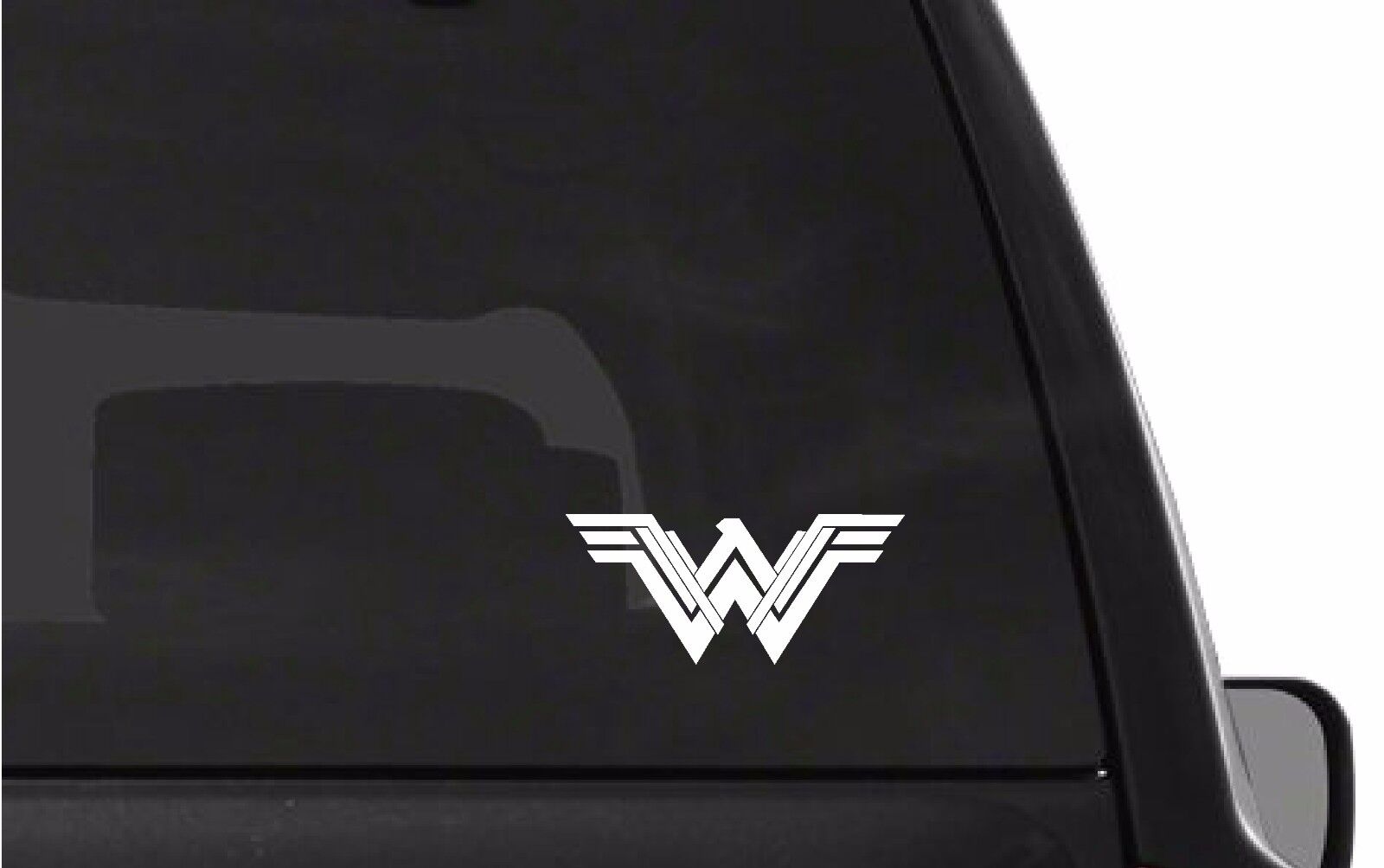 wonder-woman-symbol-vinyl-sticker size options for cars trucks laptops